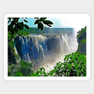 Victoria Falls, Victoria Falls National Park, Zimbabwe Sticker